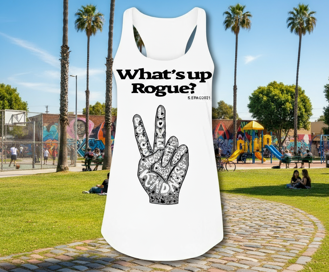 What's Rouge Peace Lady Tee Front