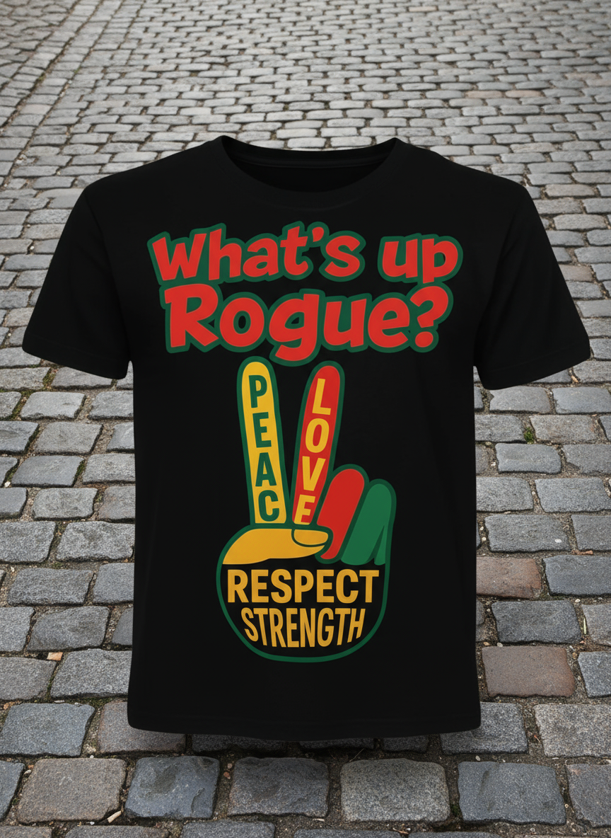 What's Up Rouge Tee Front
