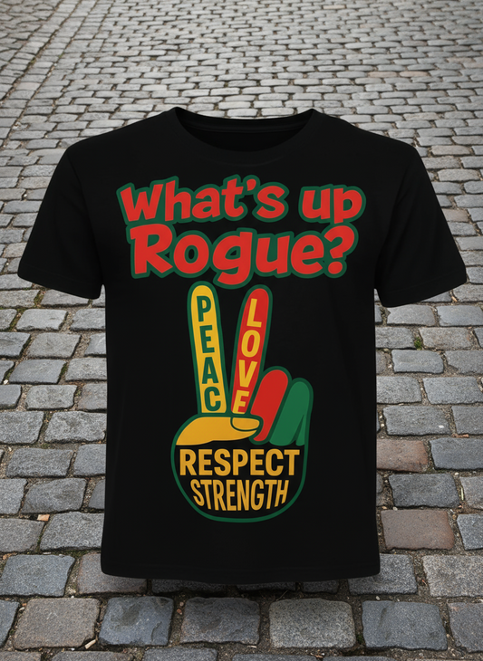 What's Up Rouge Tee Front